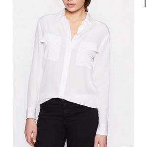 Equipment Signature Slim Shirt White XS